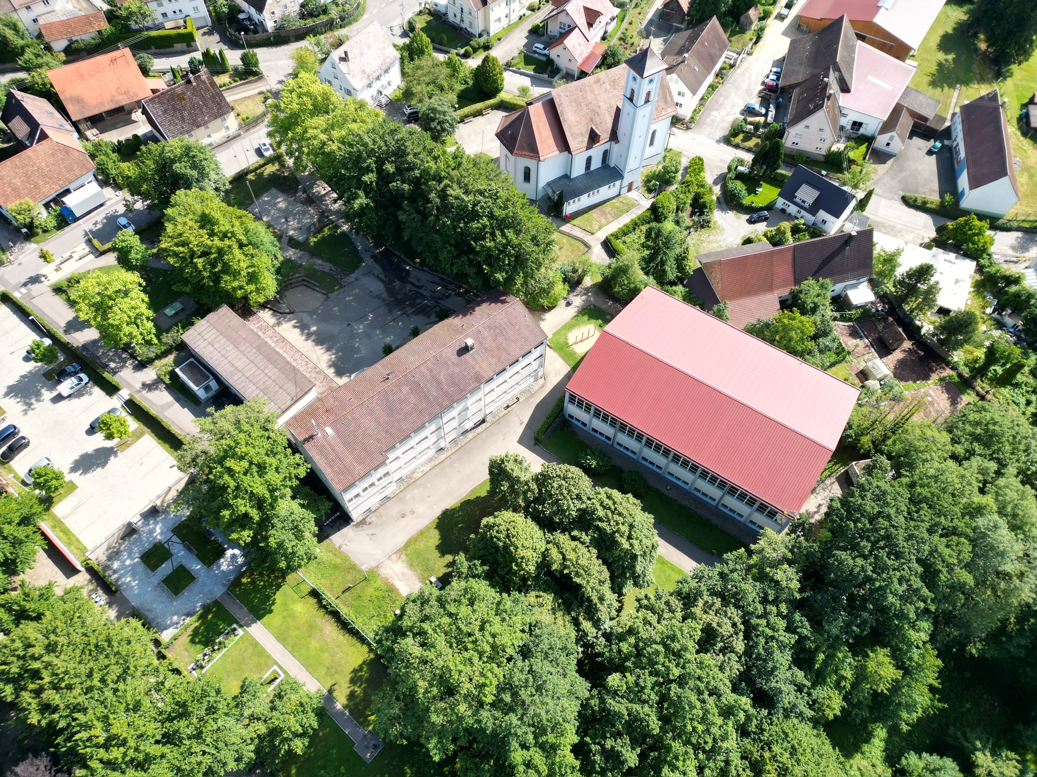 Luftaufnahme – Immobilienverkauf in Dietenheim mit Immomoos